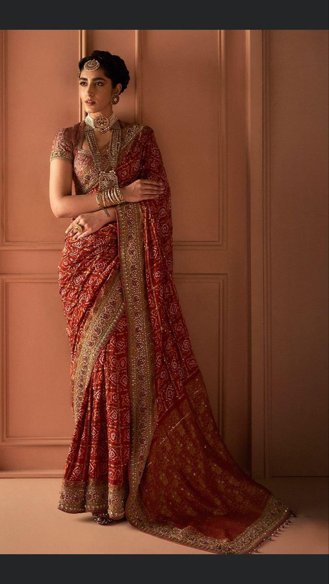 Kamdani work Saree