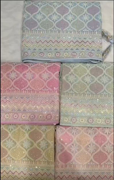 Designer chikankari sarees