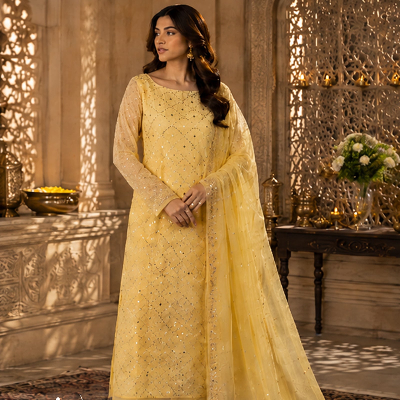 Antique Kamdani 2 Piece Suit