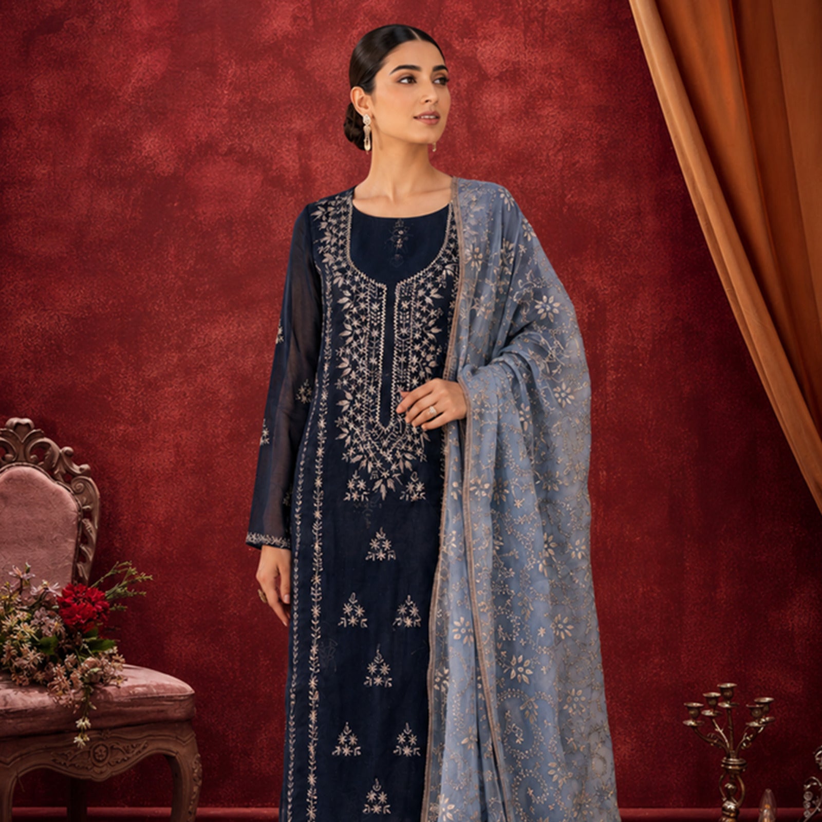 Antique Kamdani 2 Piece Suit