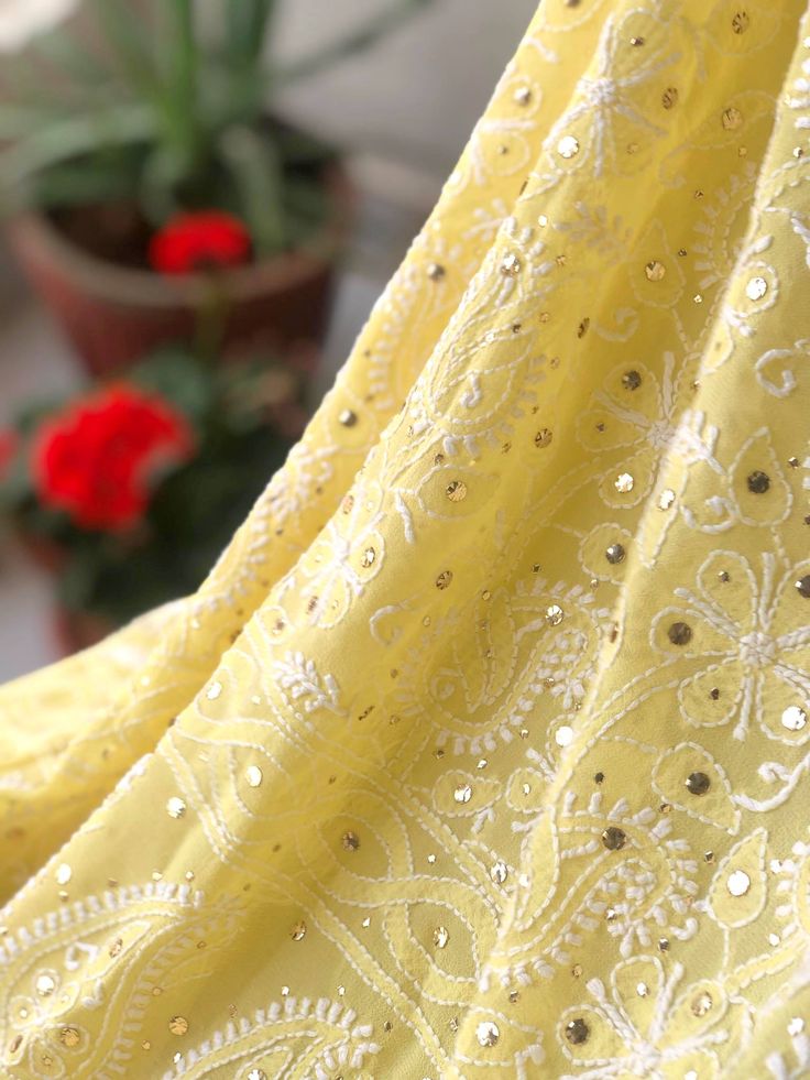 Chikankari Mukaish Suit