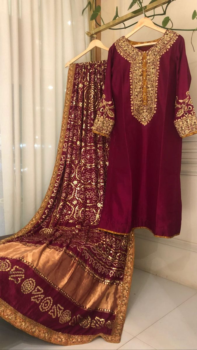 Beautiful Handmade Kamdani Suit